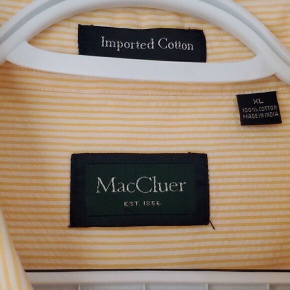 MacCluer island chambray mens shirt, size xl - Picture 2 of 5